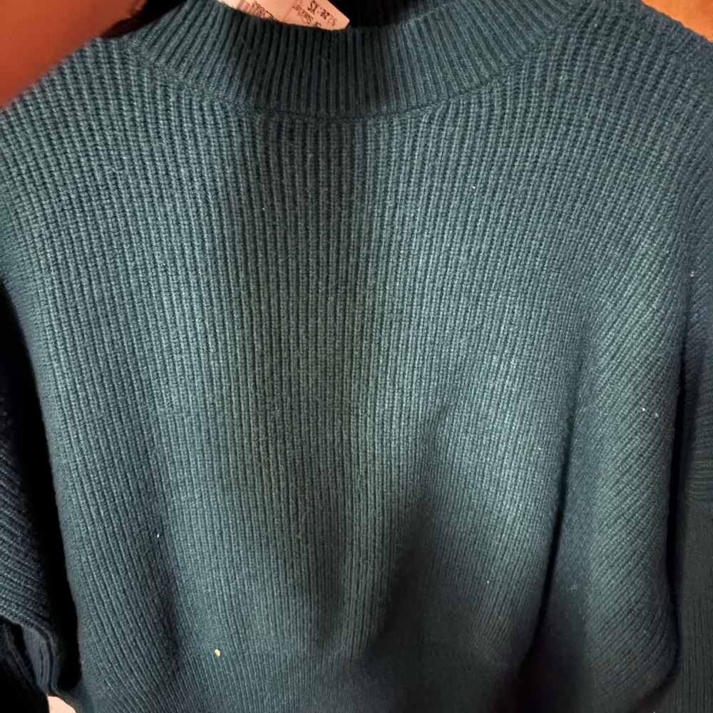 Sincerely Jules Deep Teal Turtleneck Sweater - Picture 1 of 2